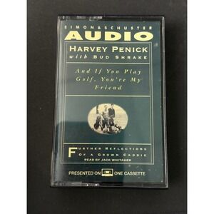 Harvey Penick And If You Play Golf Youre My Friend Cassette Tape Audiobook 1993